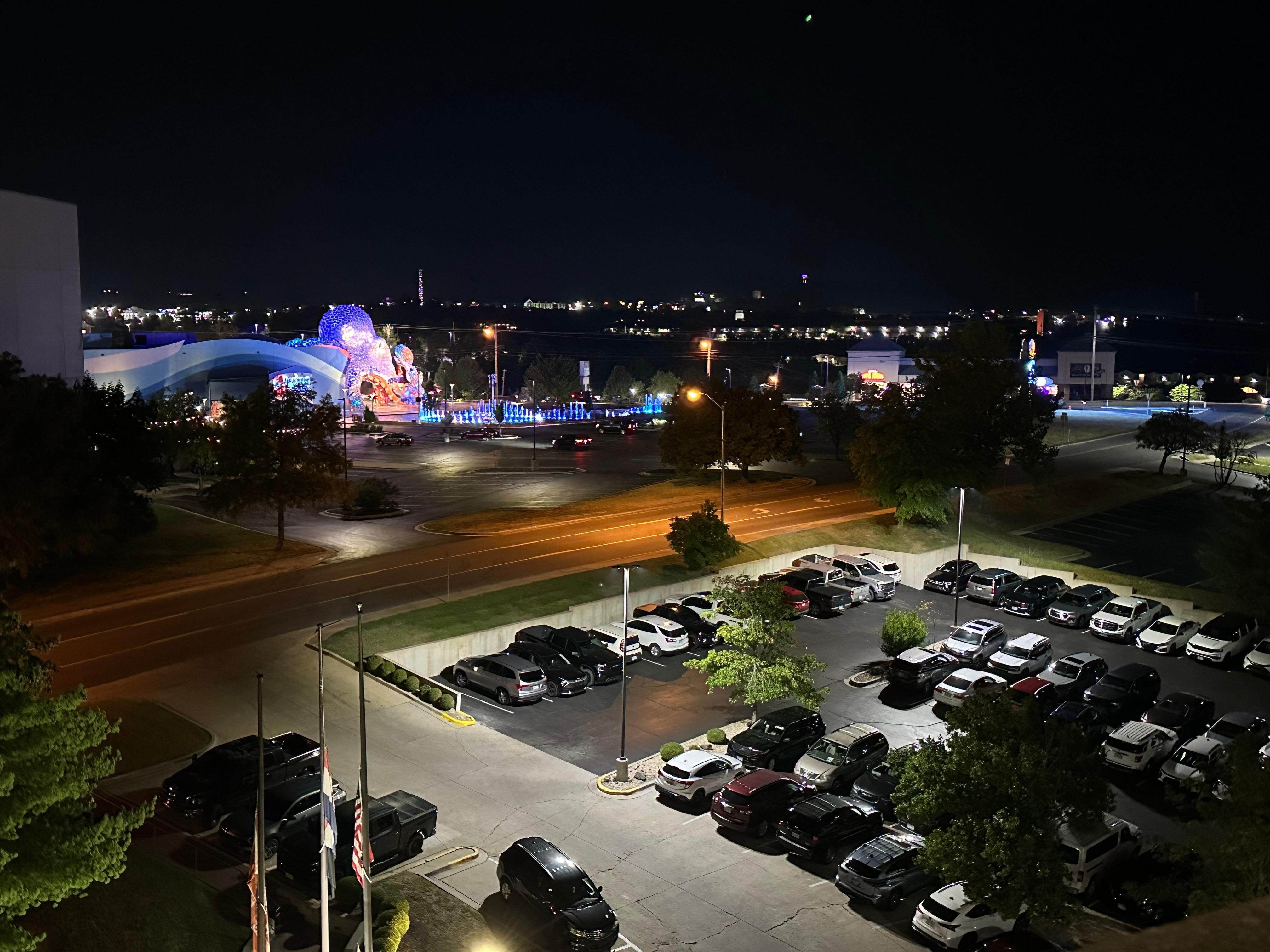 View from the balcony 