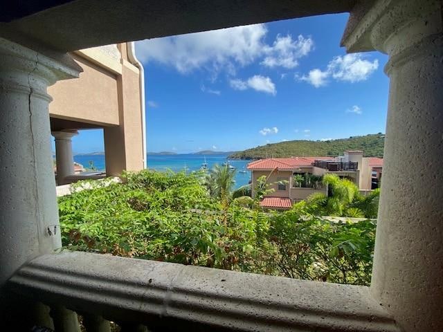 view from the covered porch area