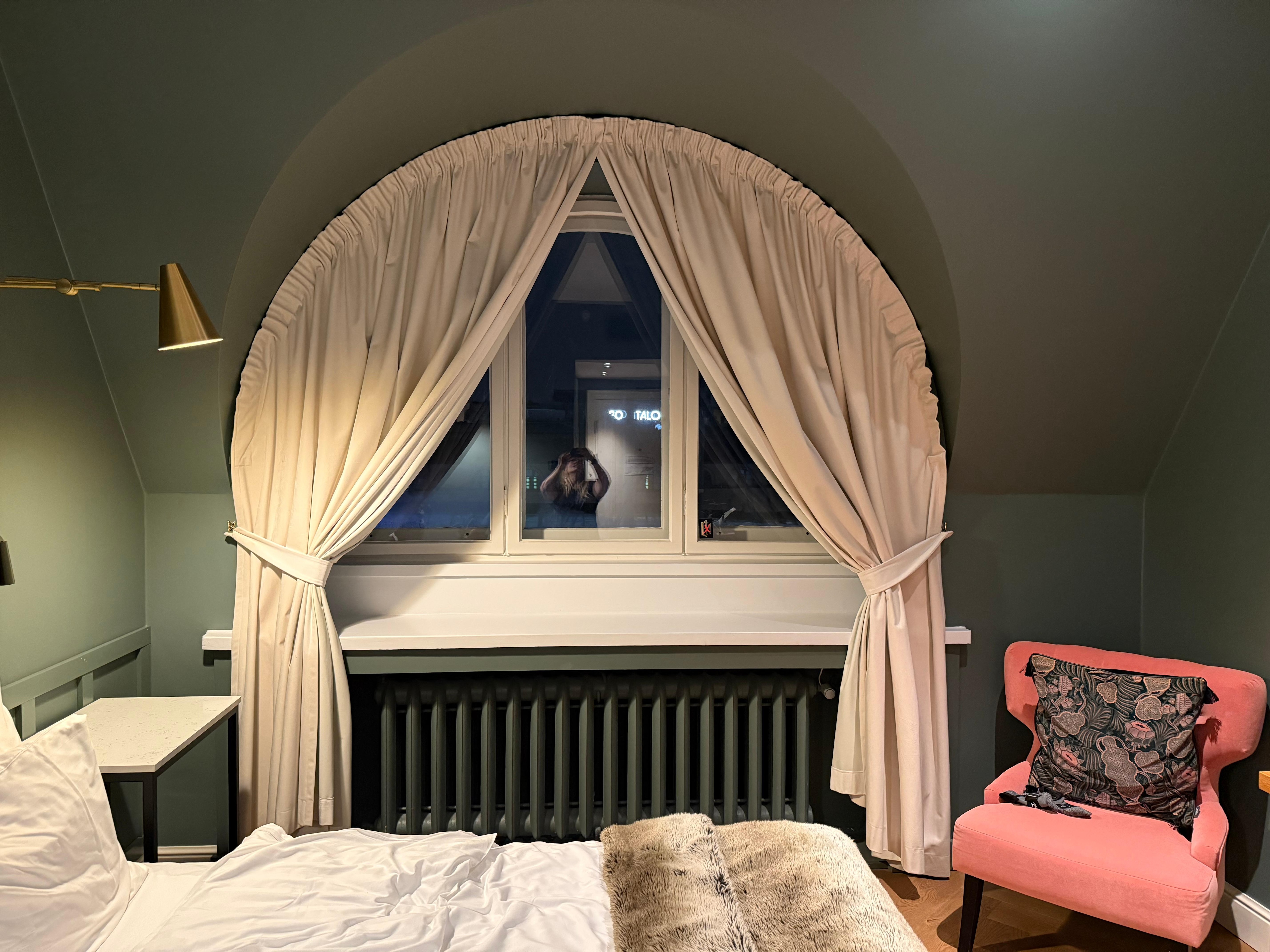 We were on the 4th floor and I loved the half windows. 