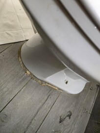 Toilet was also completely loose.