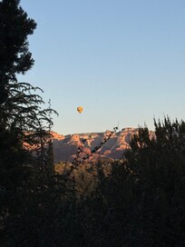 Watched hot air balloons every morning