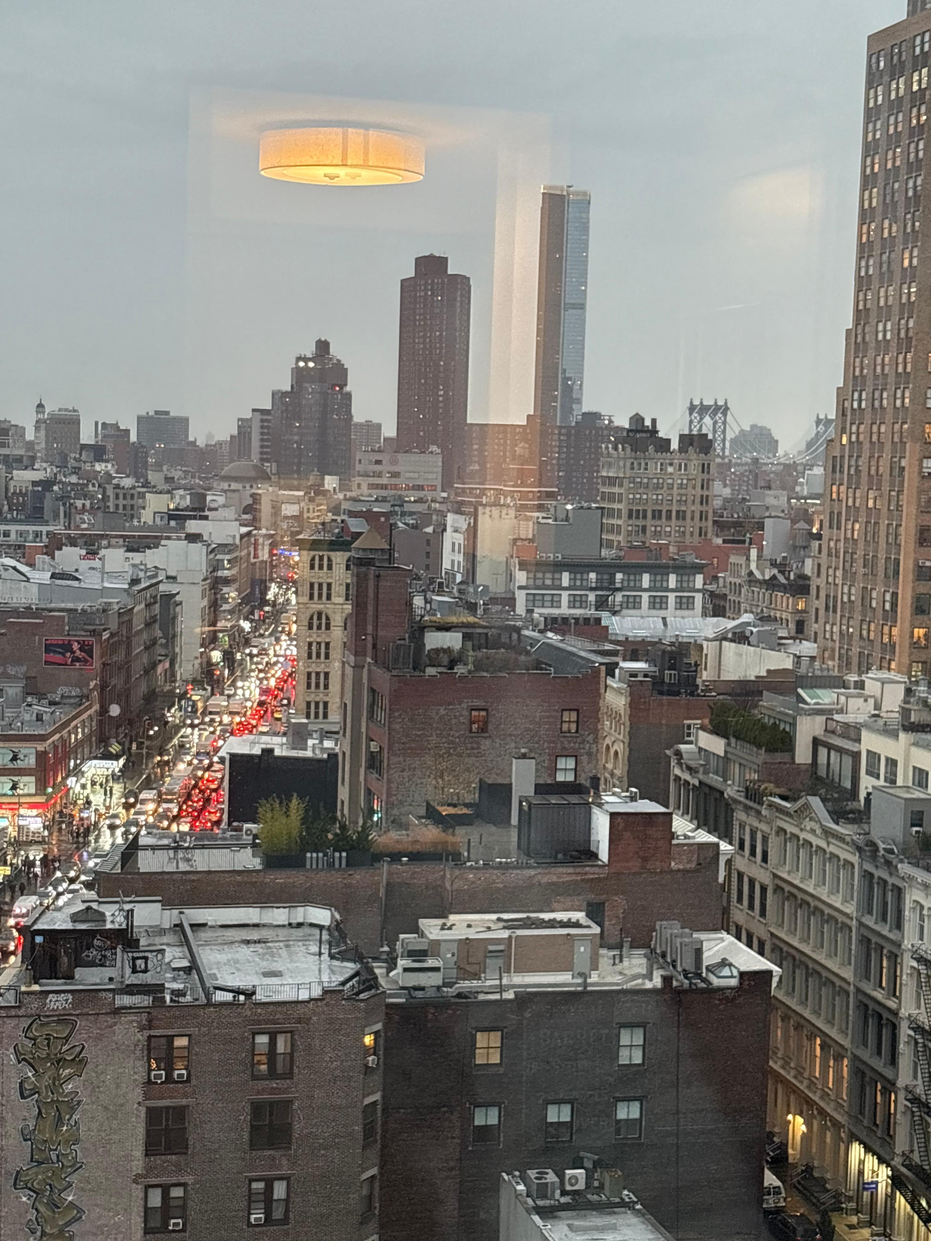 View from the room looking north.