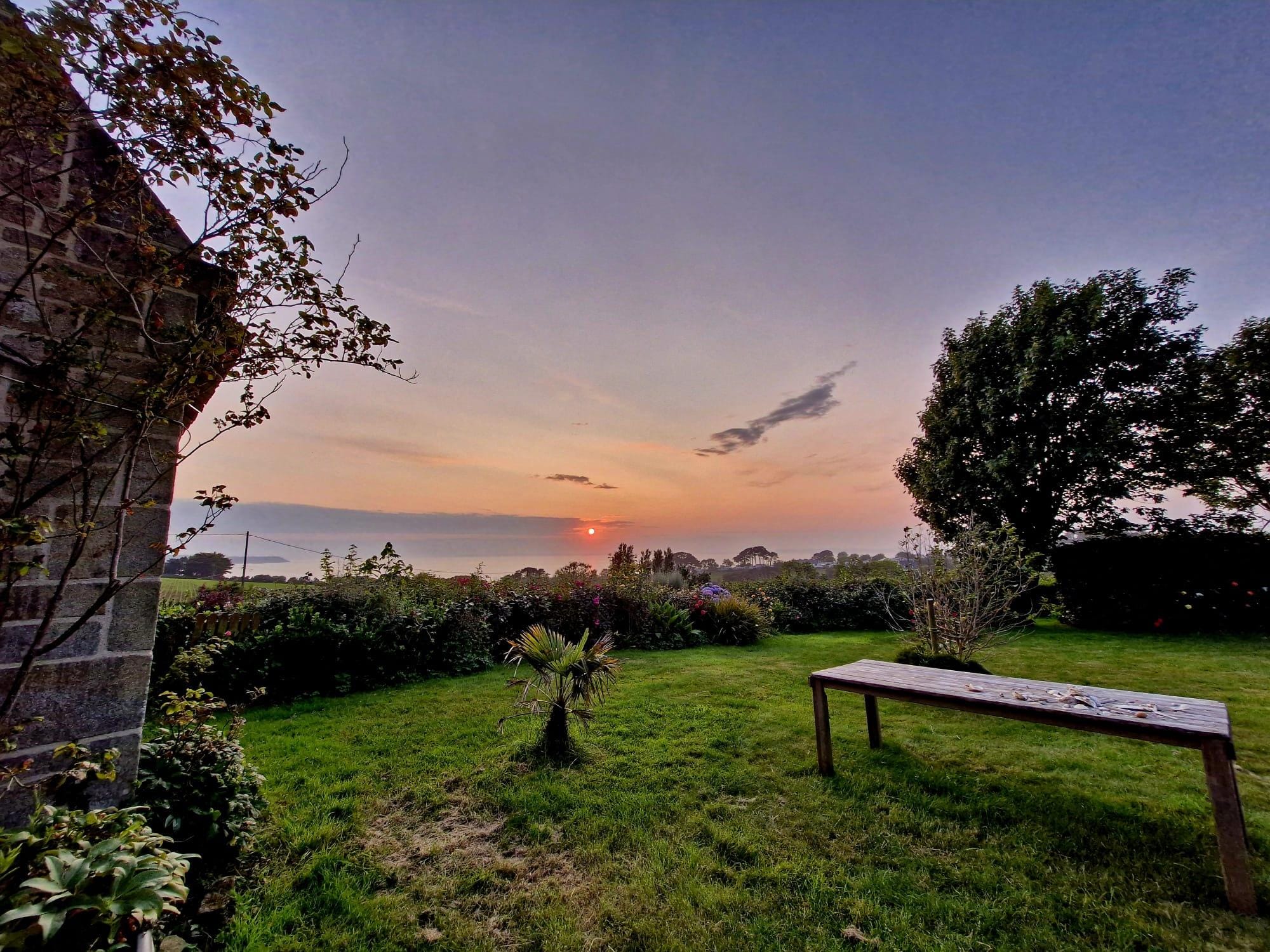 Aussicht von der Terrasse aus