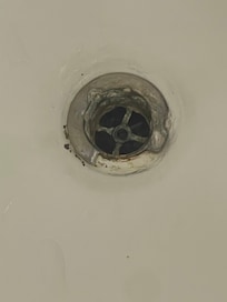 Dirty drain in shower