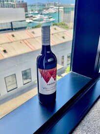 Complementary bottle of wine