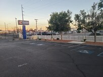 front parking lot