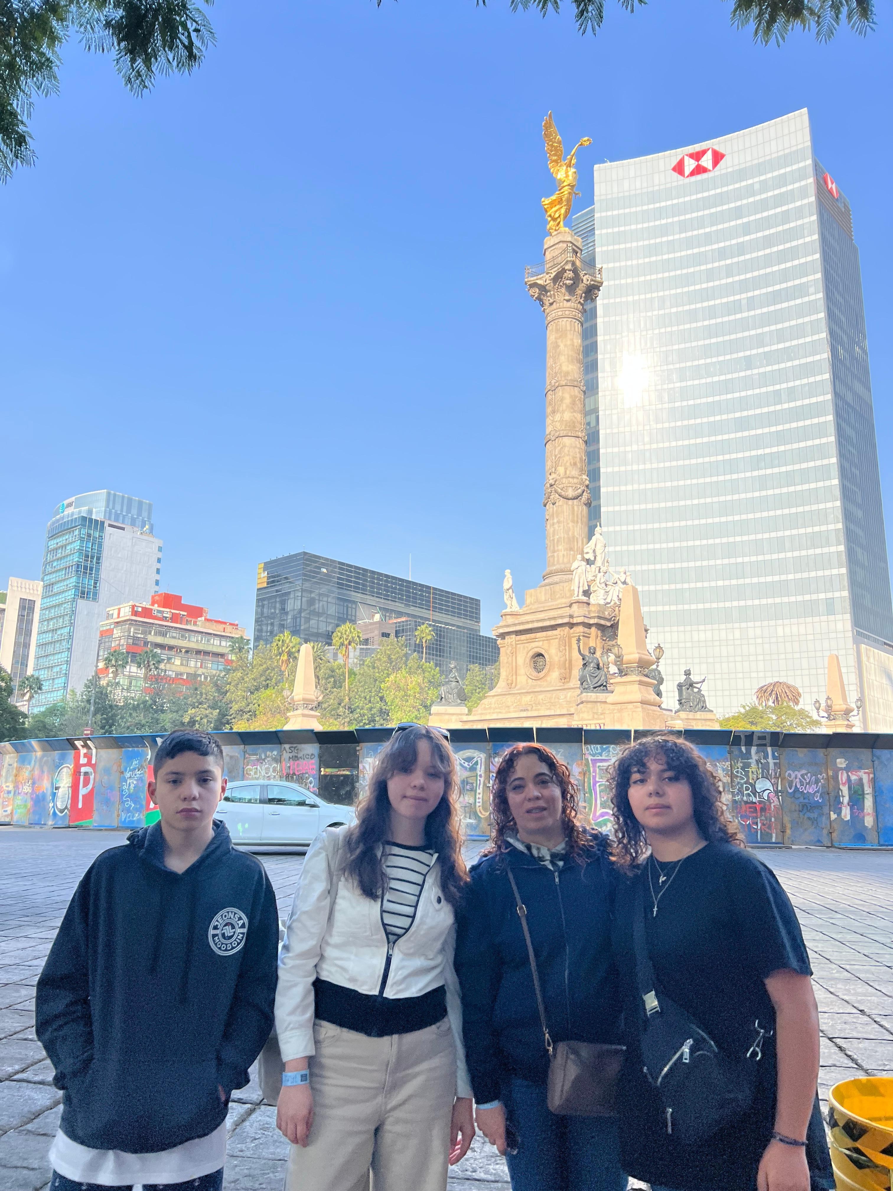 Angel de la independencia a solo unos minutos caminando