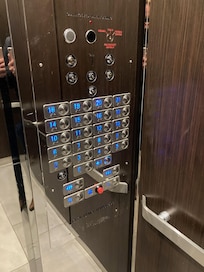 No keycard needed in elevator to access hotel room floors which might be a European thing and not that common in US, but we are in NYC and I think it would be good if they added that extra security level.