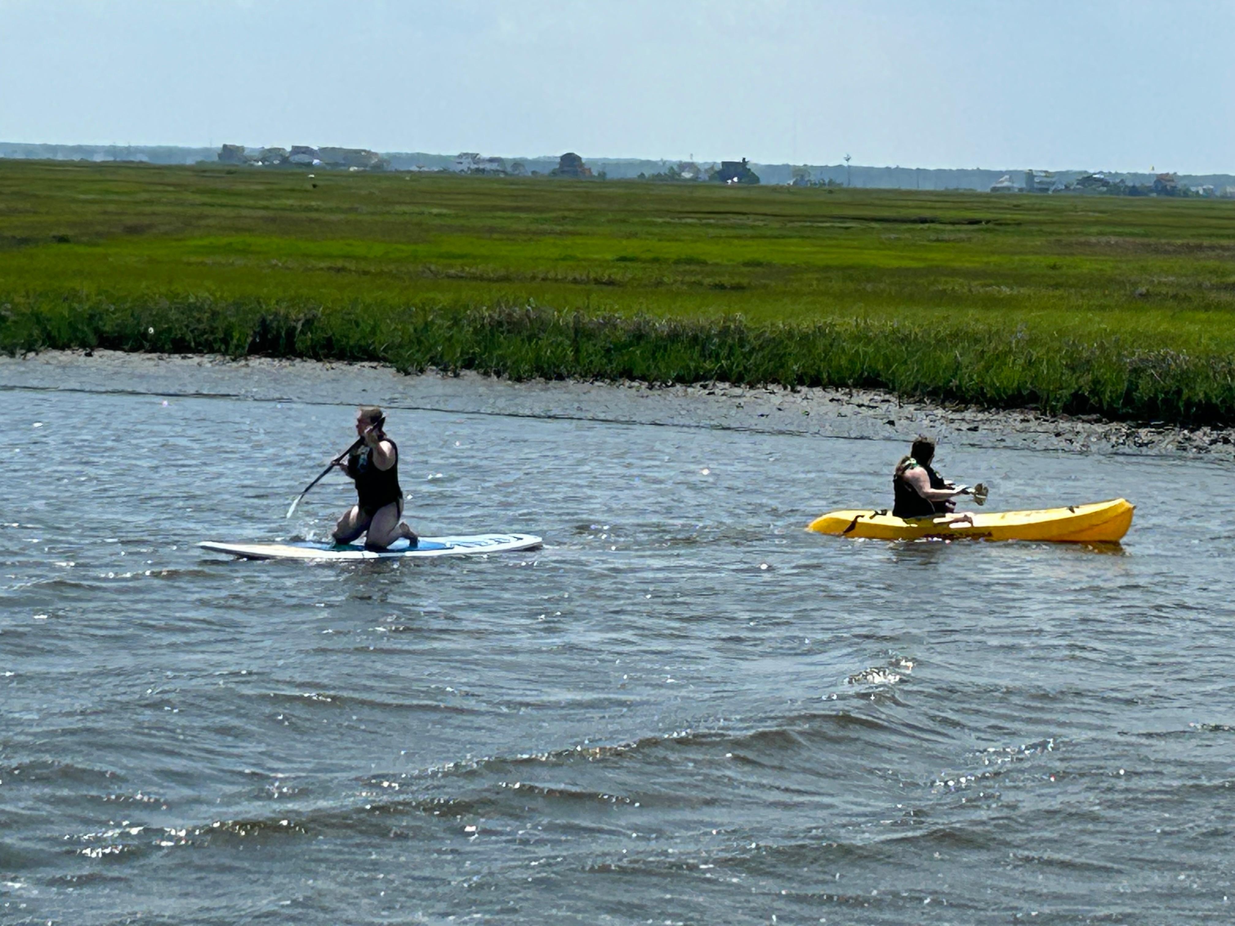 Paddle boarding & kayaking.  