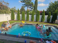 The pool was our happy place this trip!