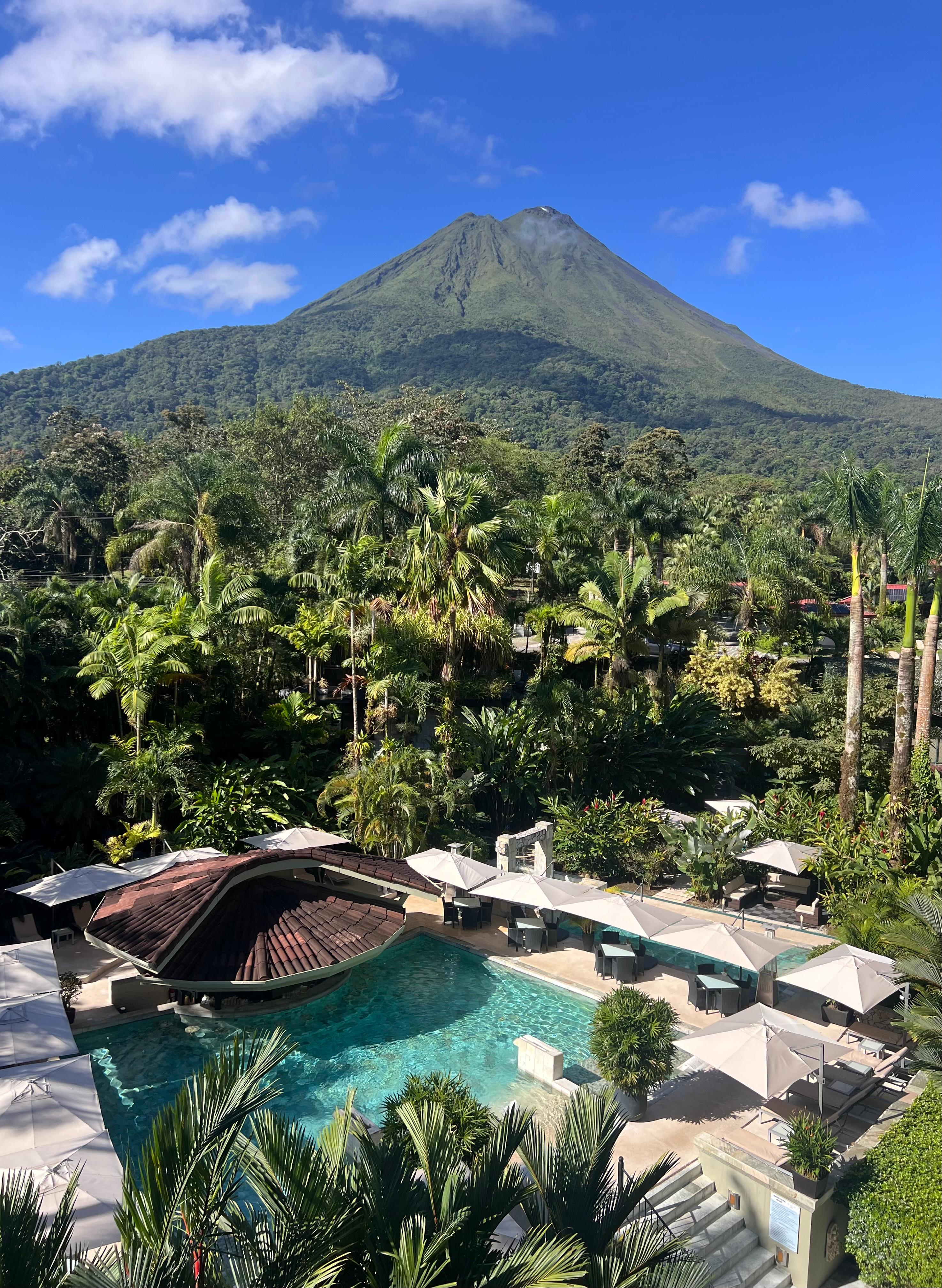 Room view — clear skies in March! 