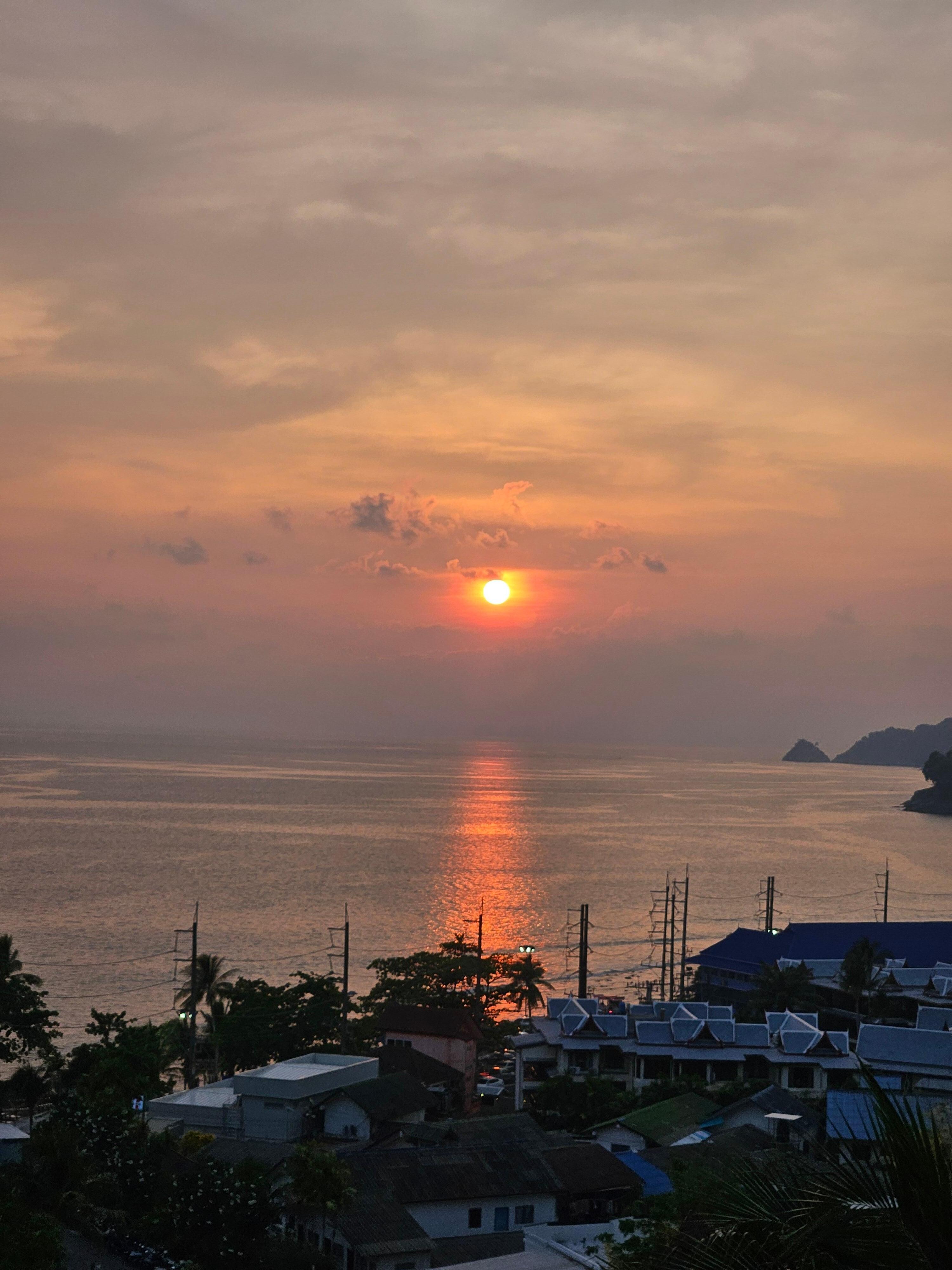 房間可欣賞日落