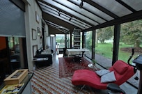 la veranda devant le parc