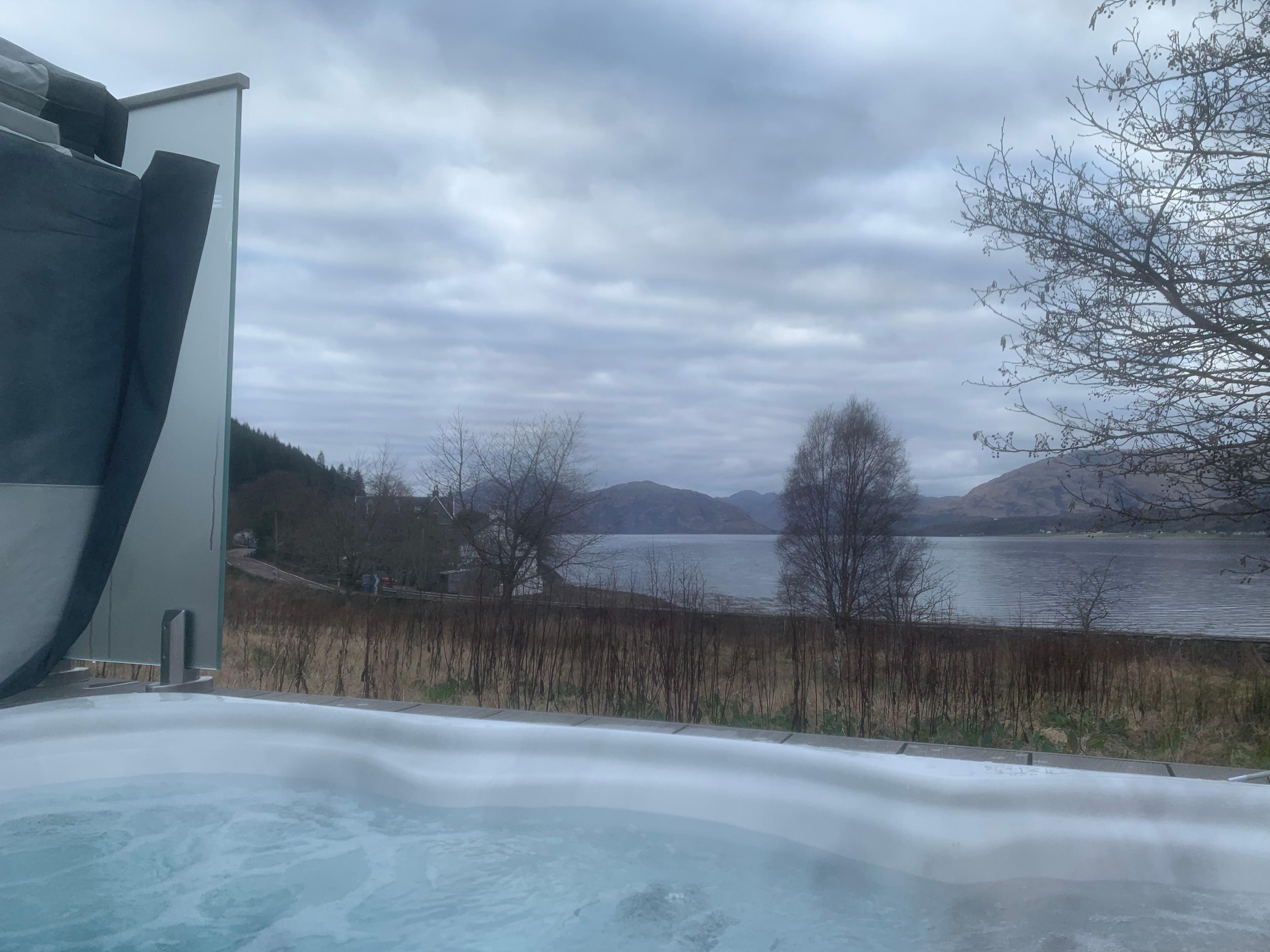 Hot tub view 