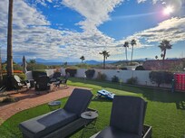 Beautiful morning sunrise mountain views