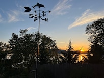 Sunset from the back deck bar!