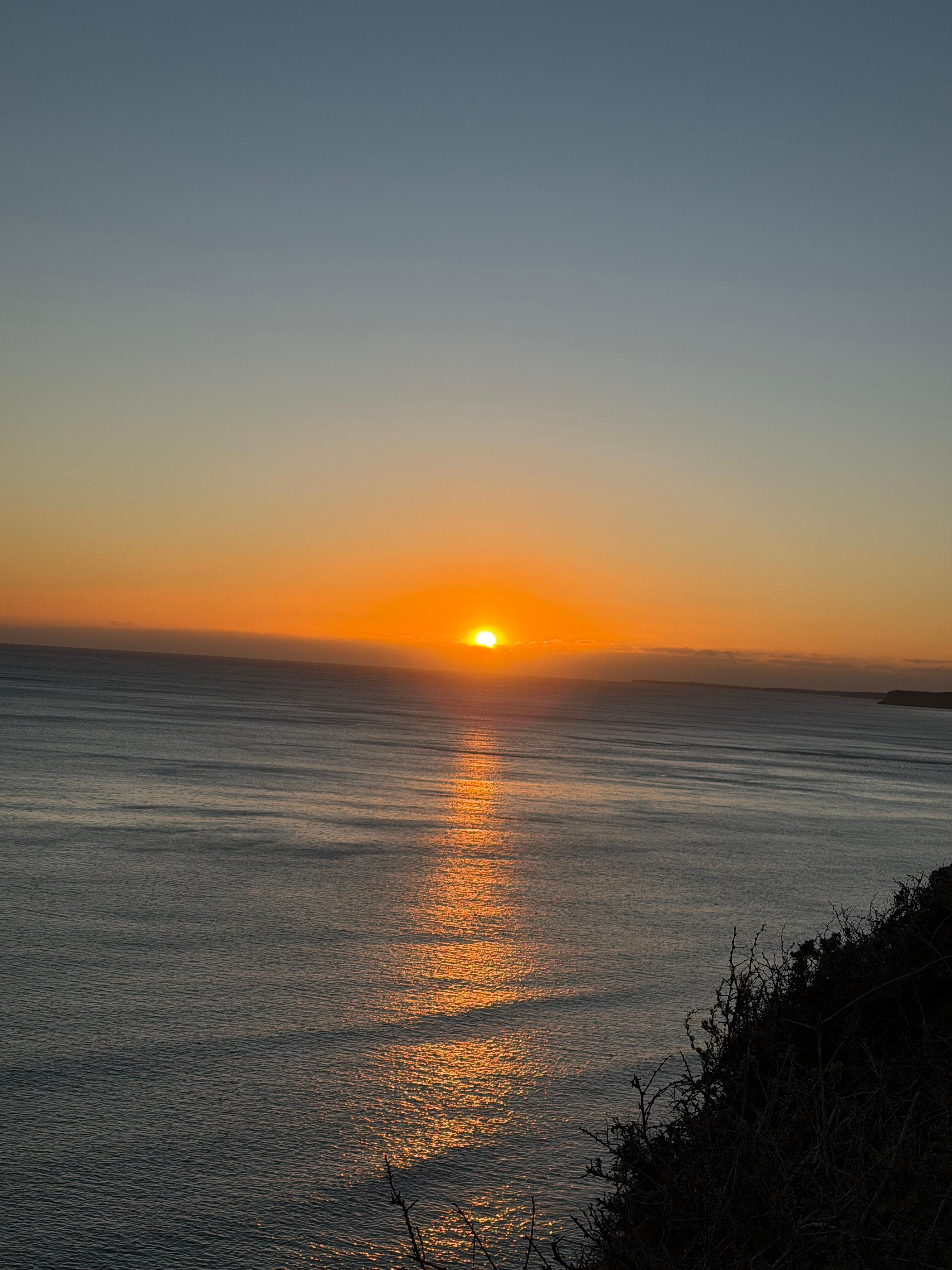 Sunset at Praia de Poto de Mós