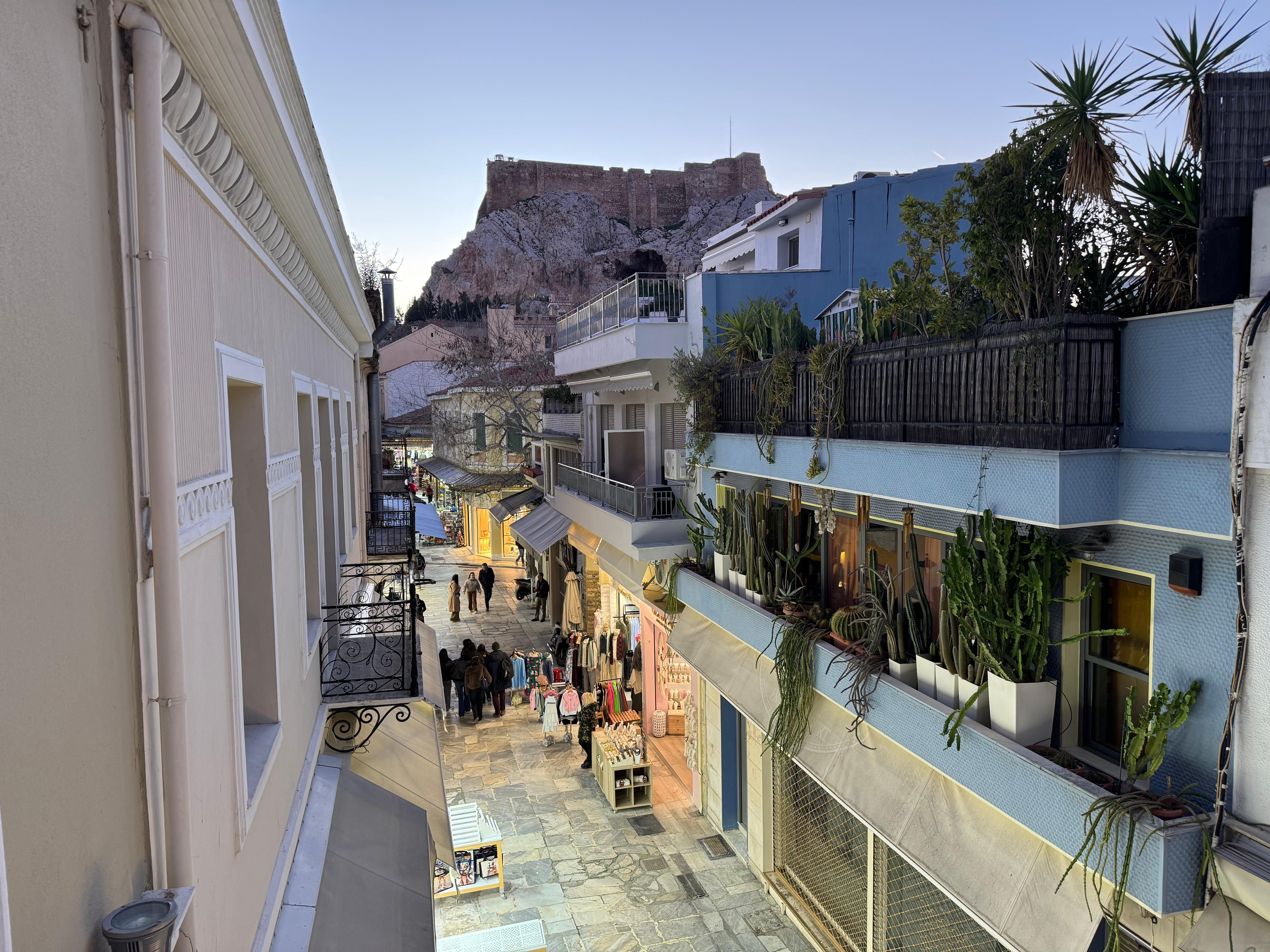 View from the balcony.