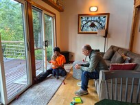 Such a cozy living area!