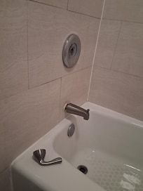 Knob for the shower fell off when I tried to turn the shower on.