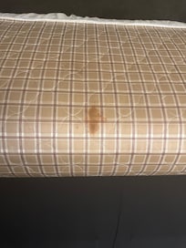 Blood stain on mattress