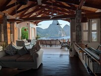 amazing great room leading to one of many porches