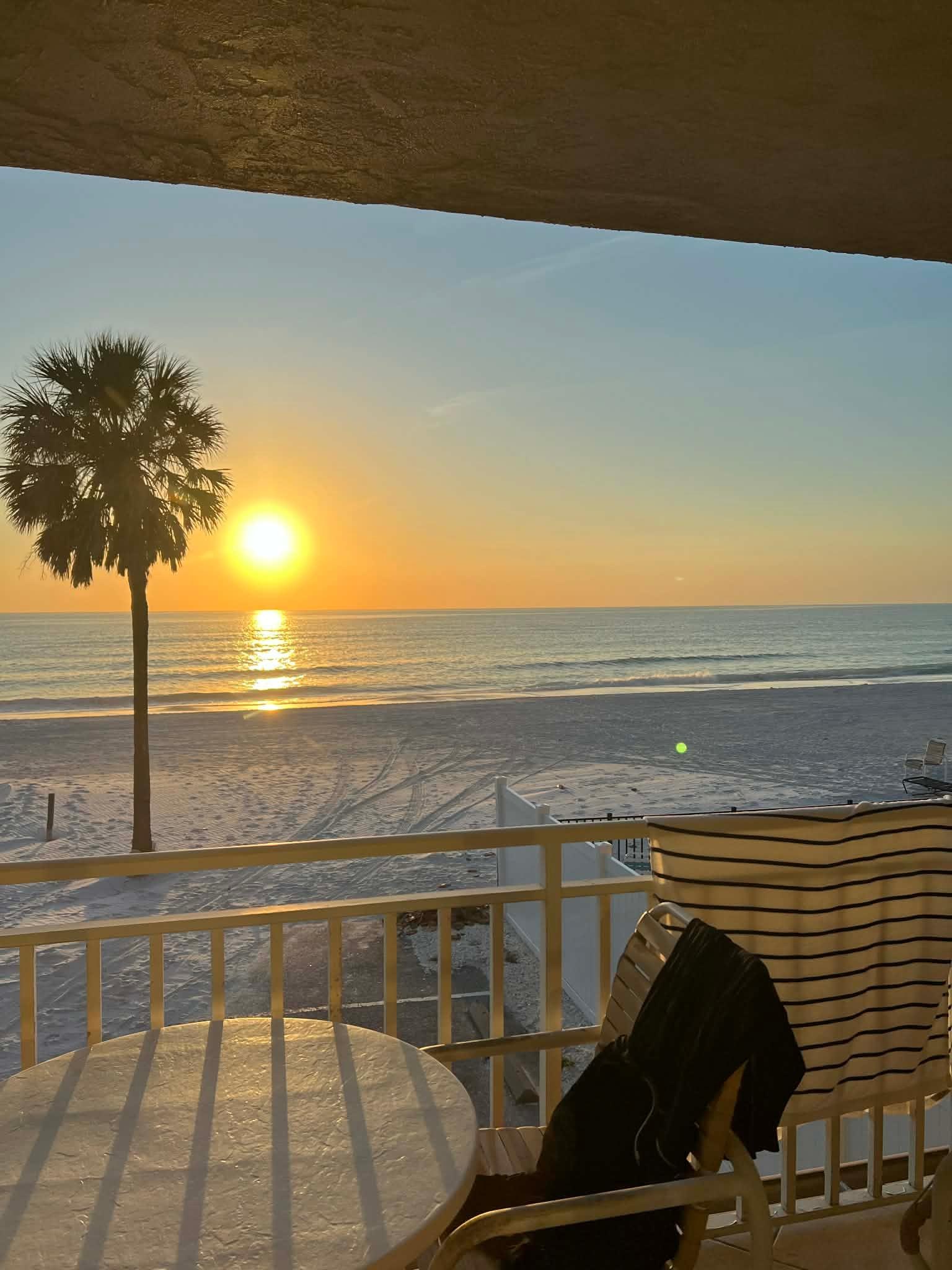 sunset from the Balcony