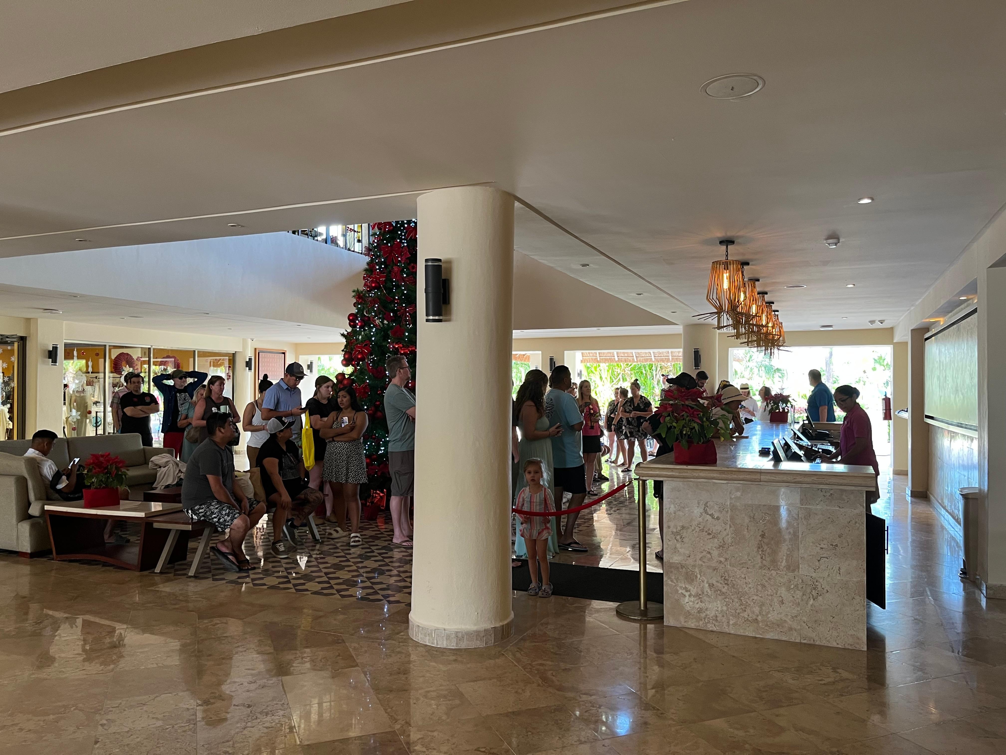 Buffet reservation line in a.m