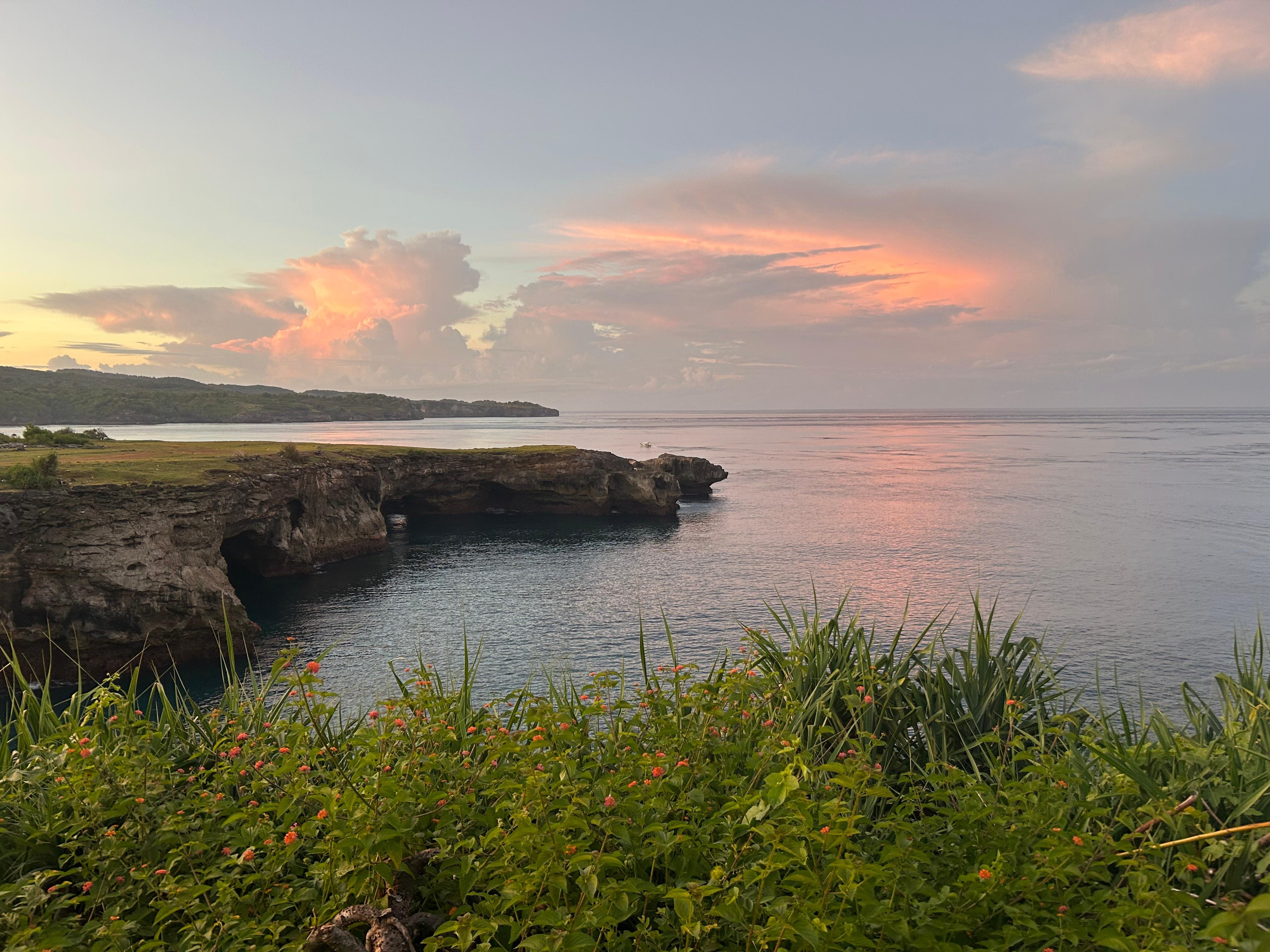 Sunrise from our swing outside the too
  