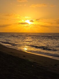 Sunrise out front of condo every morning