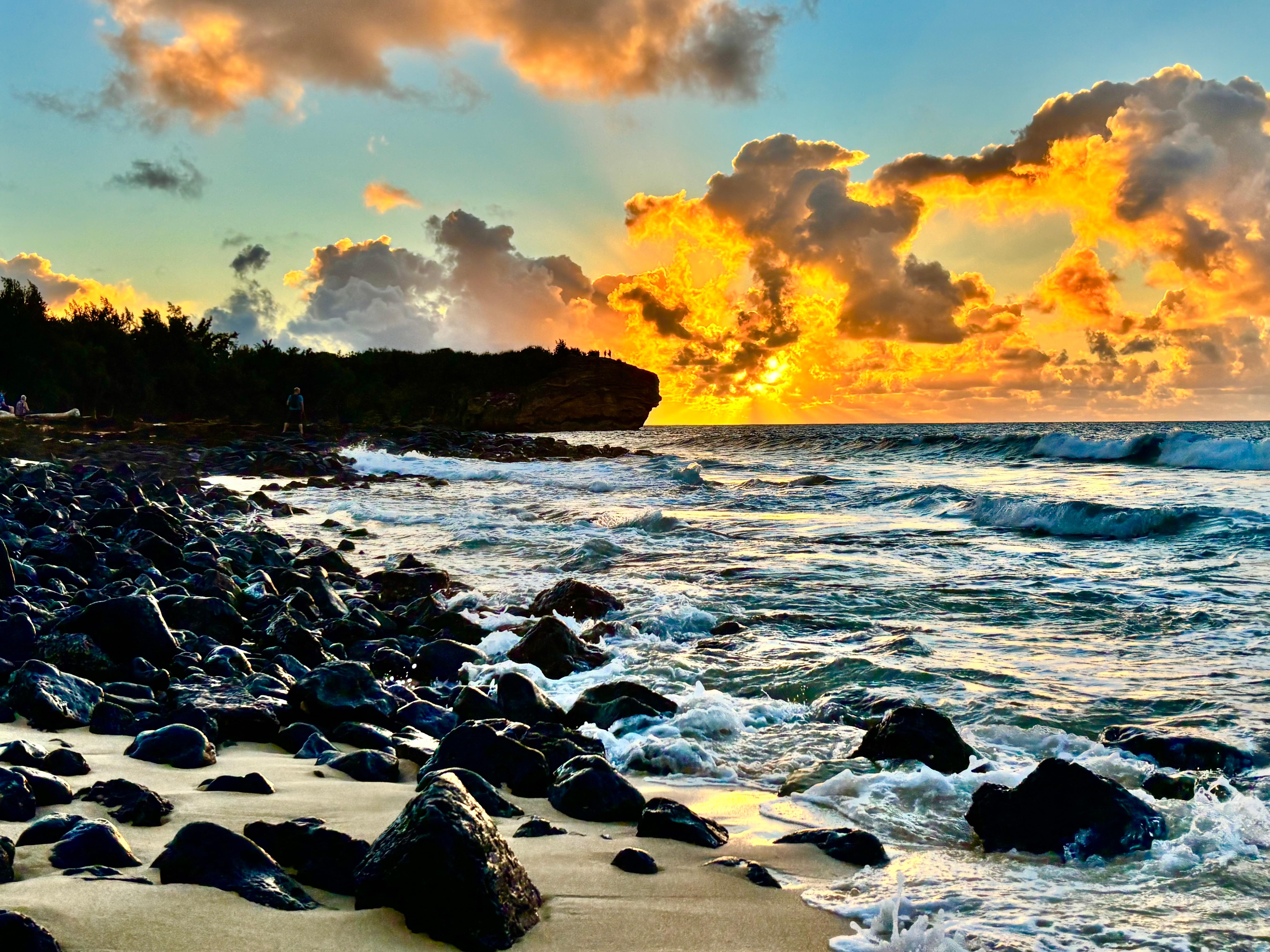 Sunrise on Shipwreck Beach