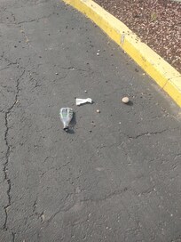 This was there the night before