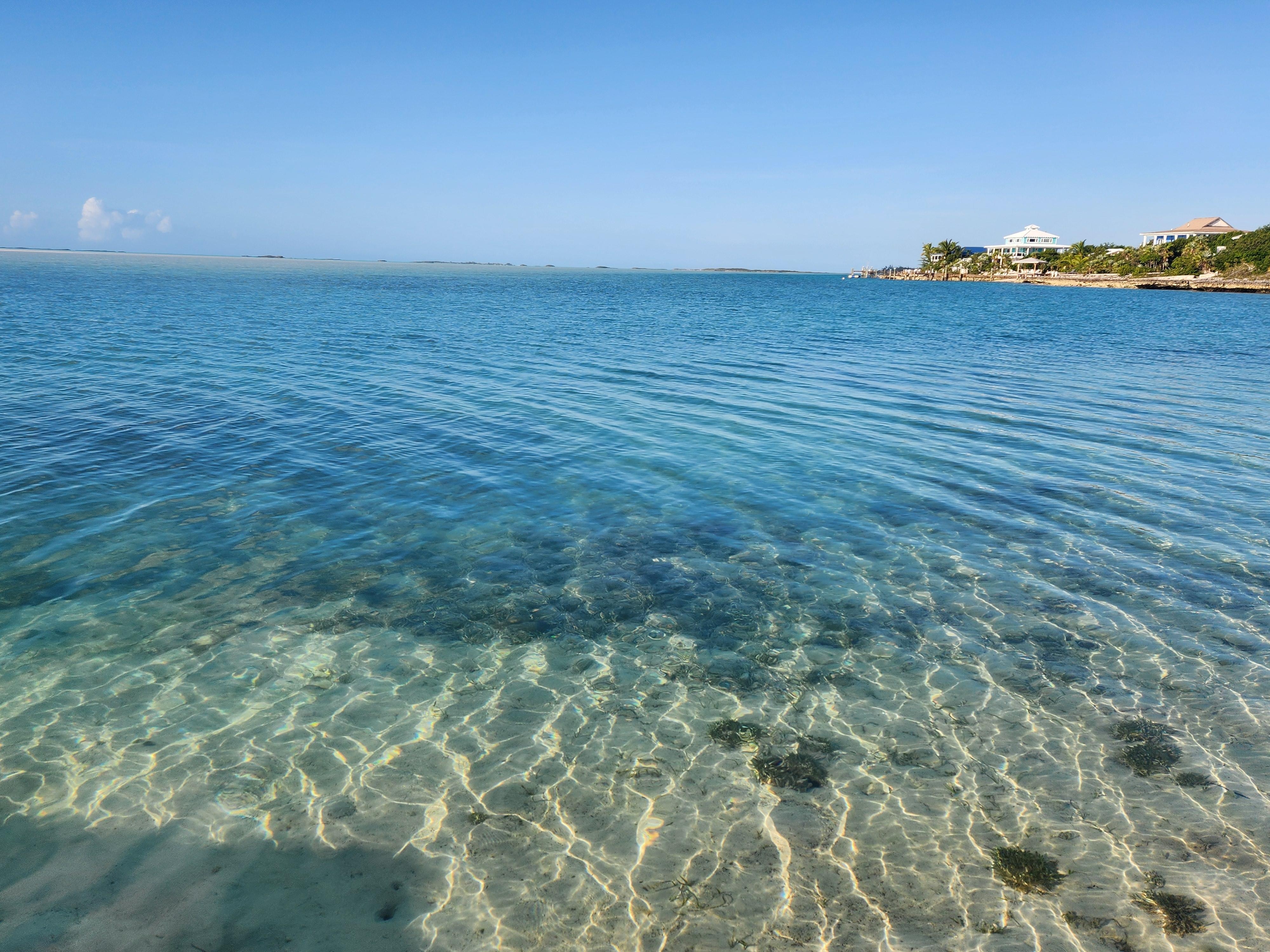Water in front of house