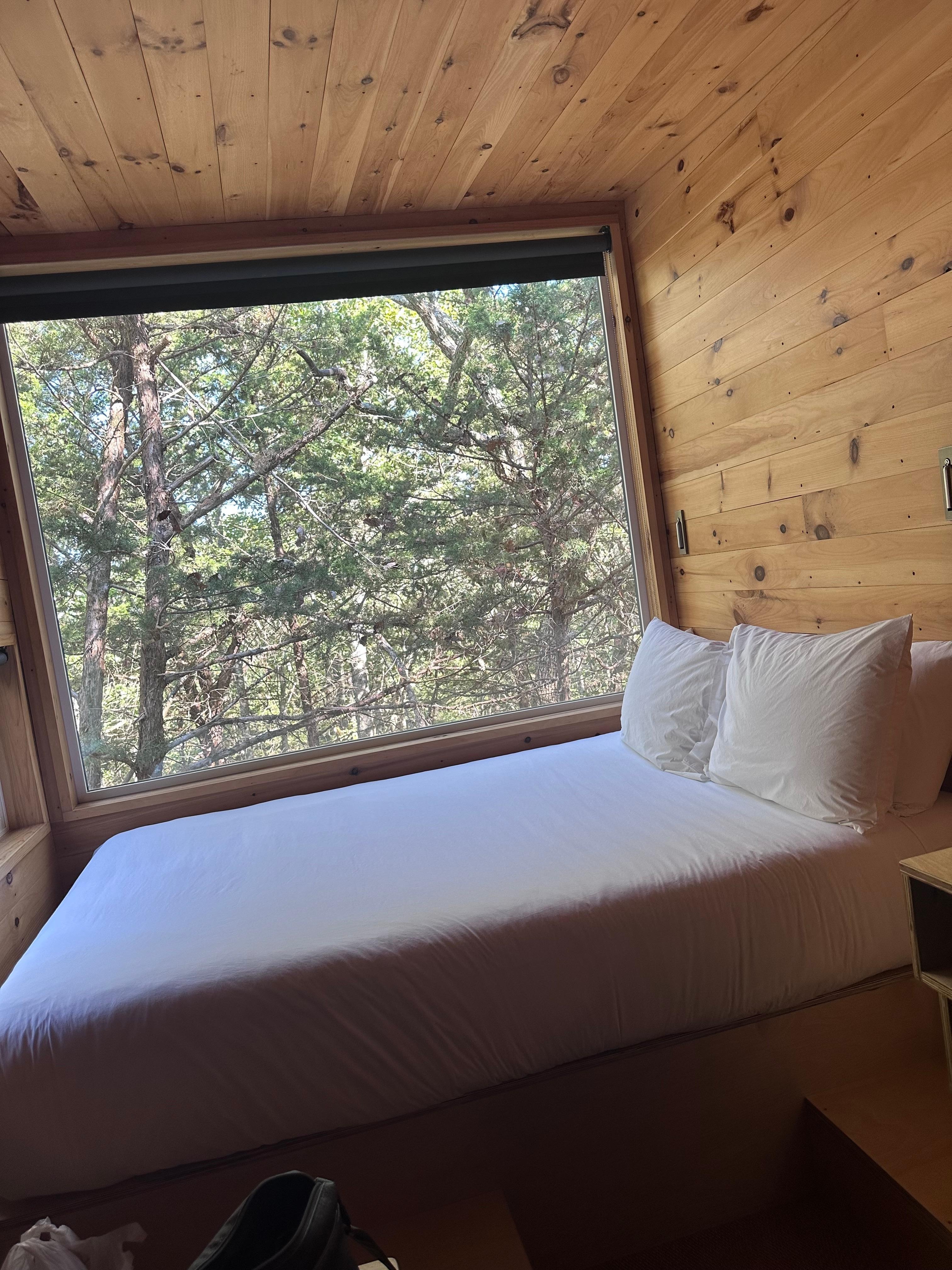 You can look at the stars and fall asleep 