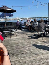 Waterfront dining within walking distance.