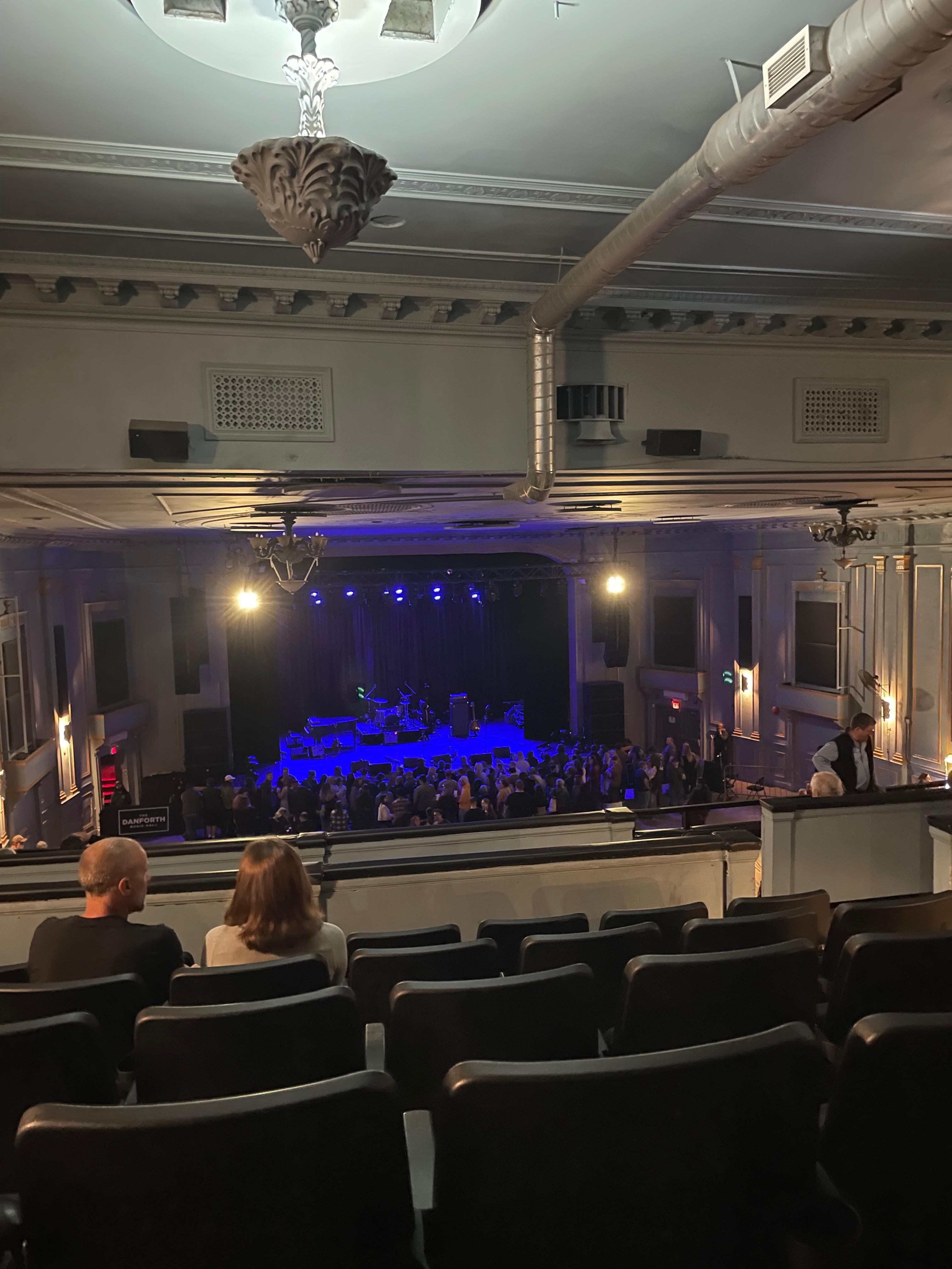 Waiting for Jesse Welles to perform at the Danforth.