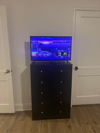 Master bedroom tv downstairs the same
