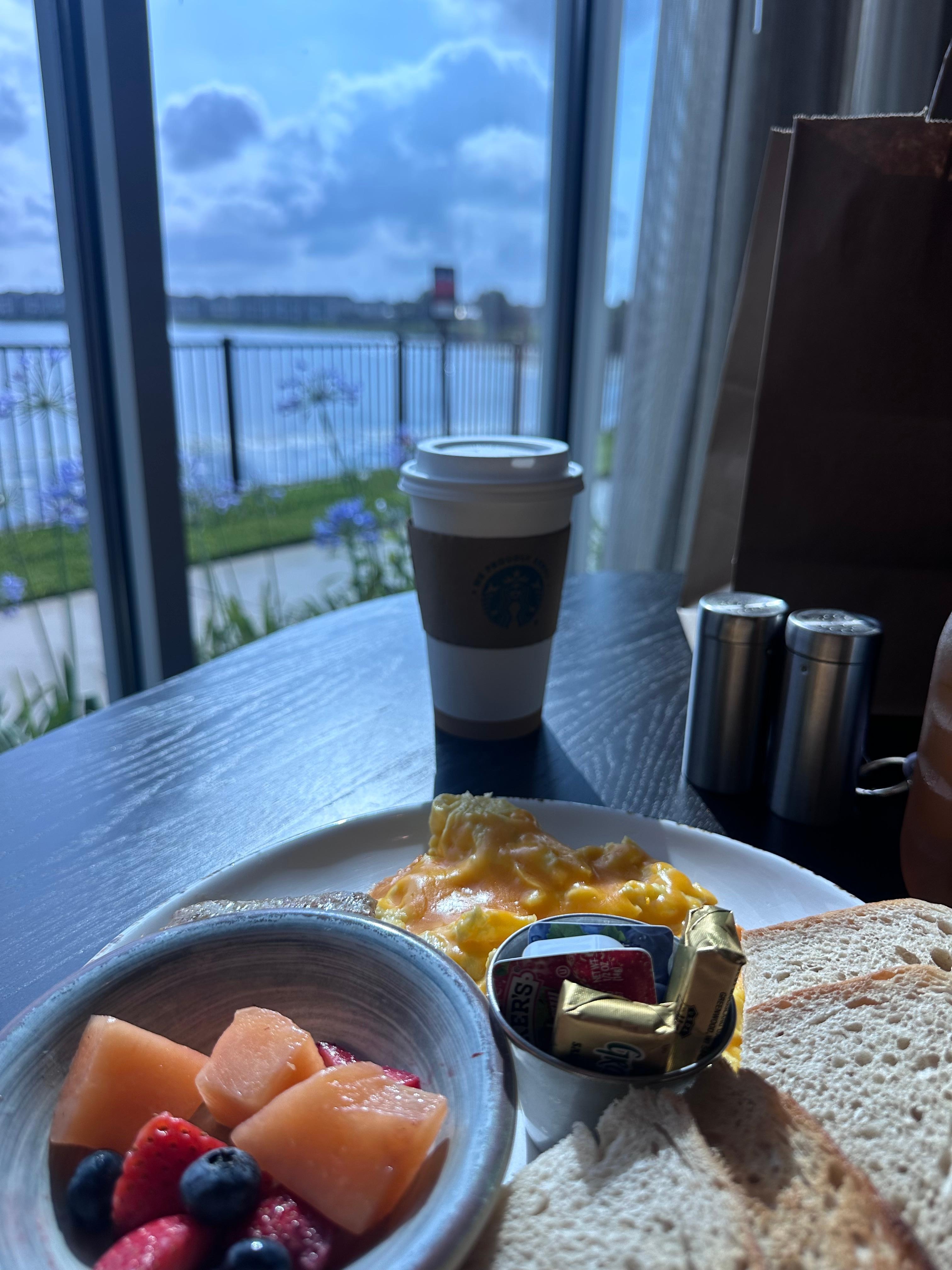 Breakfast views