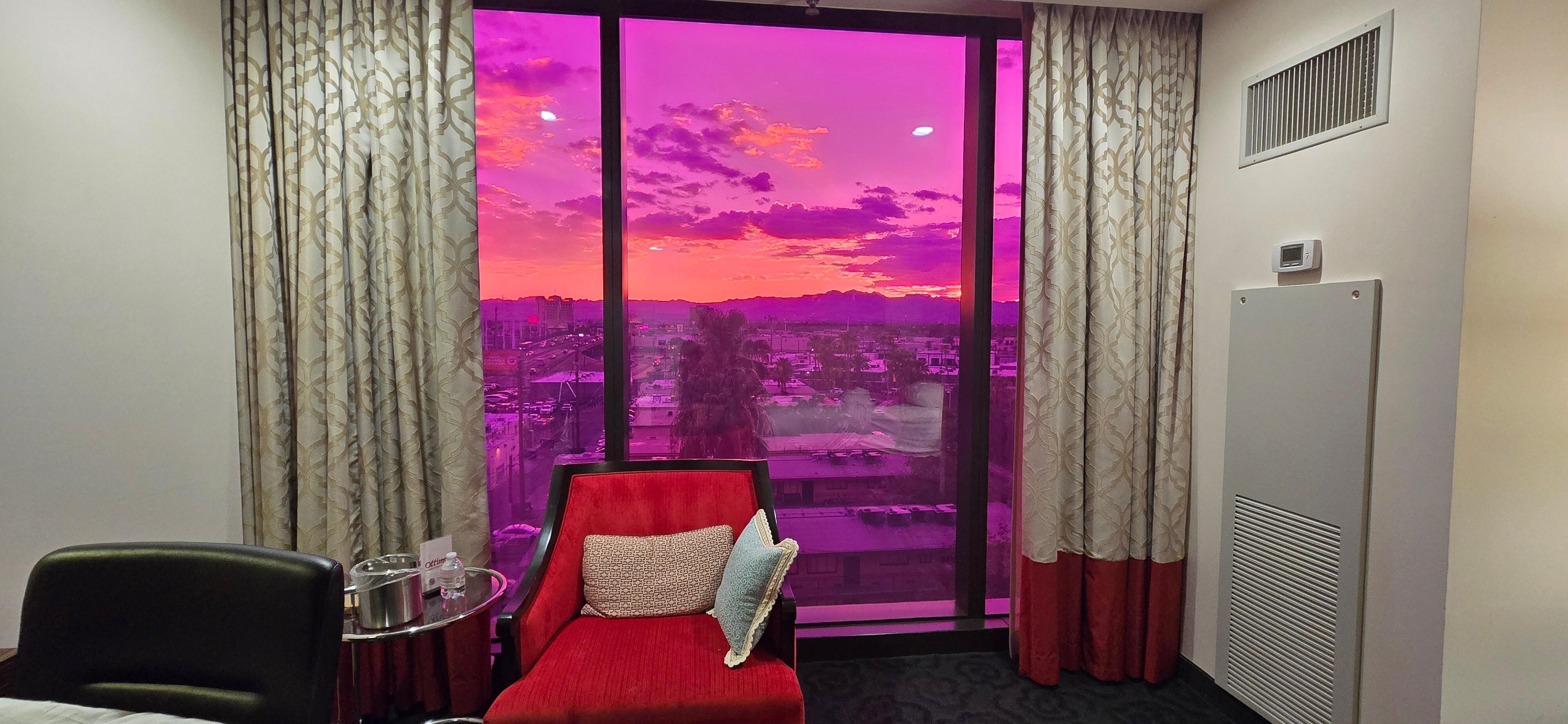 Beautiful pink windows! #NoFilter