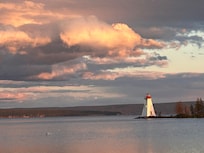 lighthouse view from Harbor