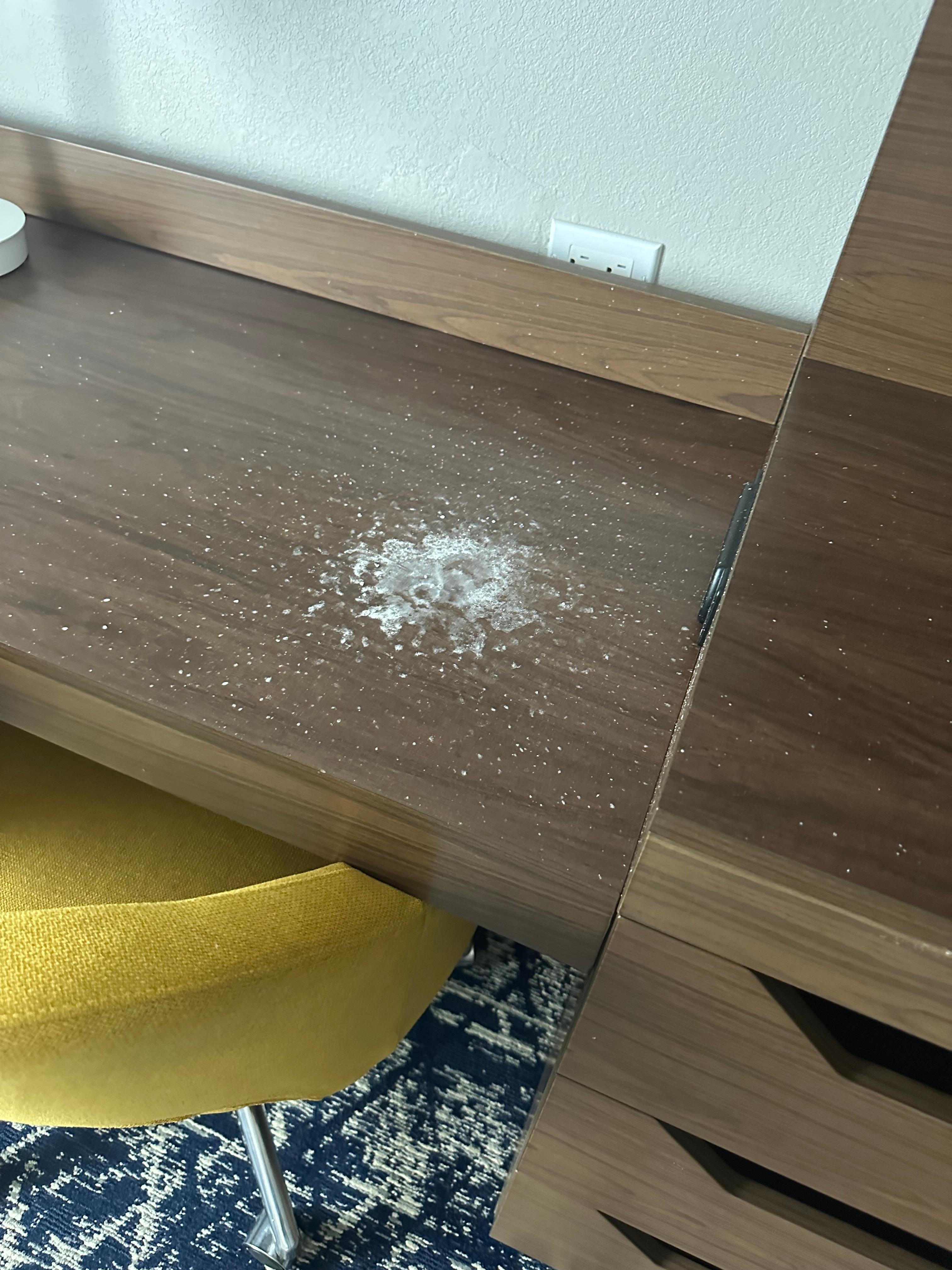 Plaster mess in our first room