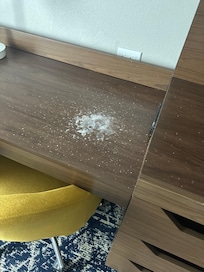 Plaster mess in our first room