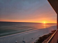 Balcony sunset