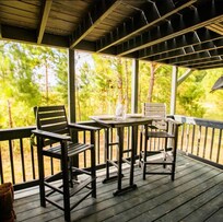 Lower deck patio