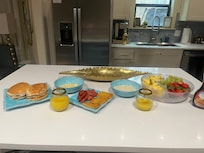 Prepared breakfast every morning.