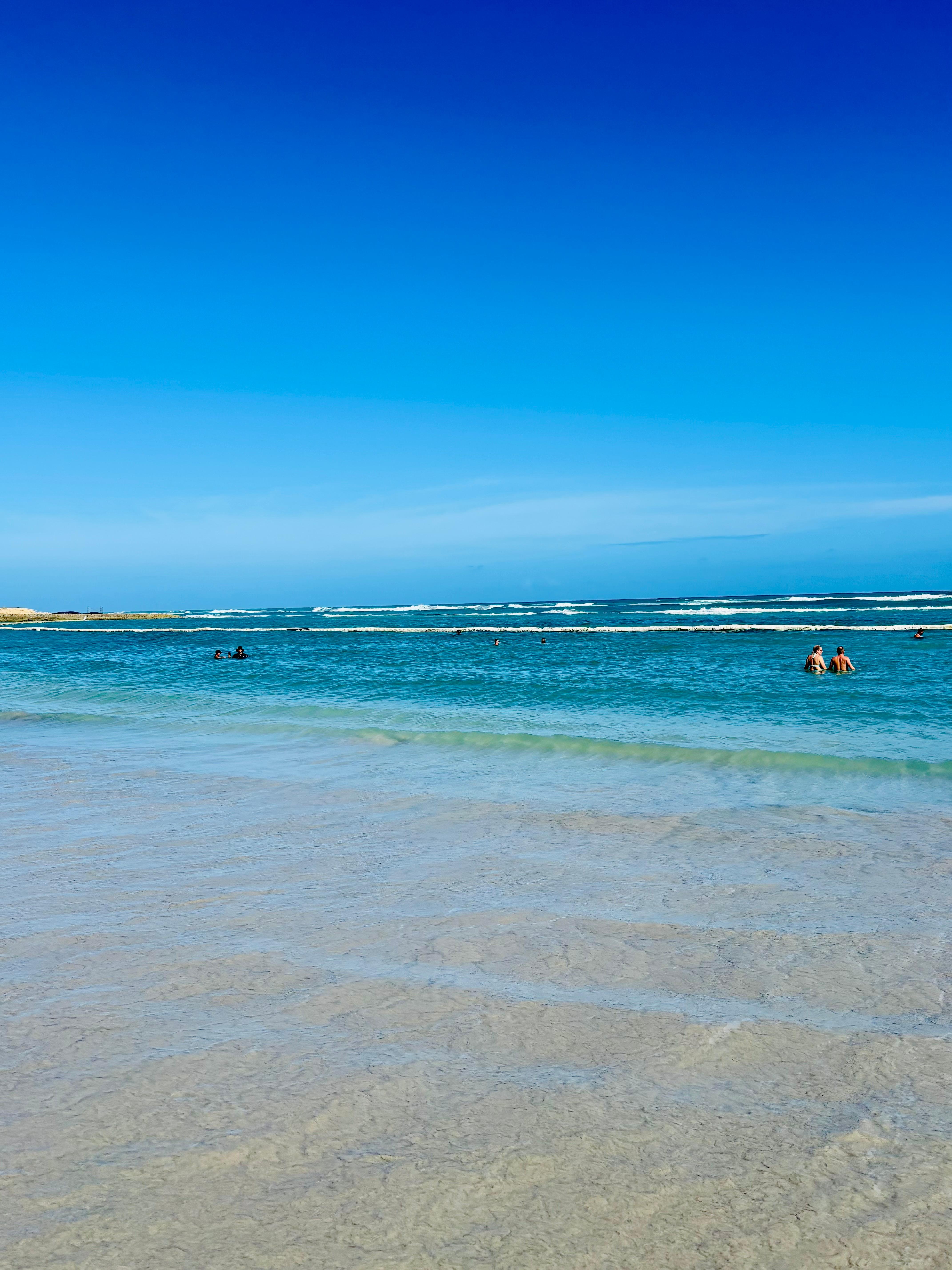 Beautiful lagoon beside resort