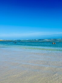 Beautiful lagoon beside resort