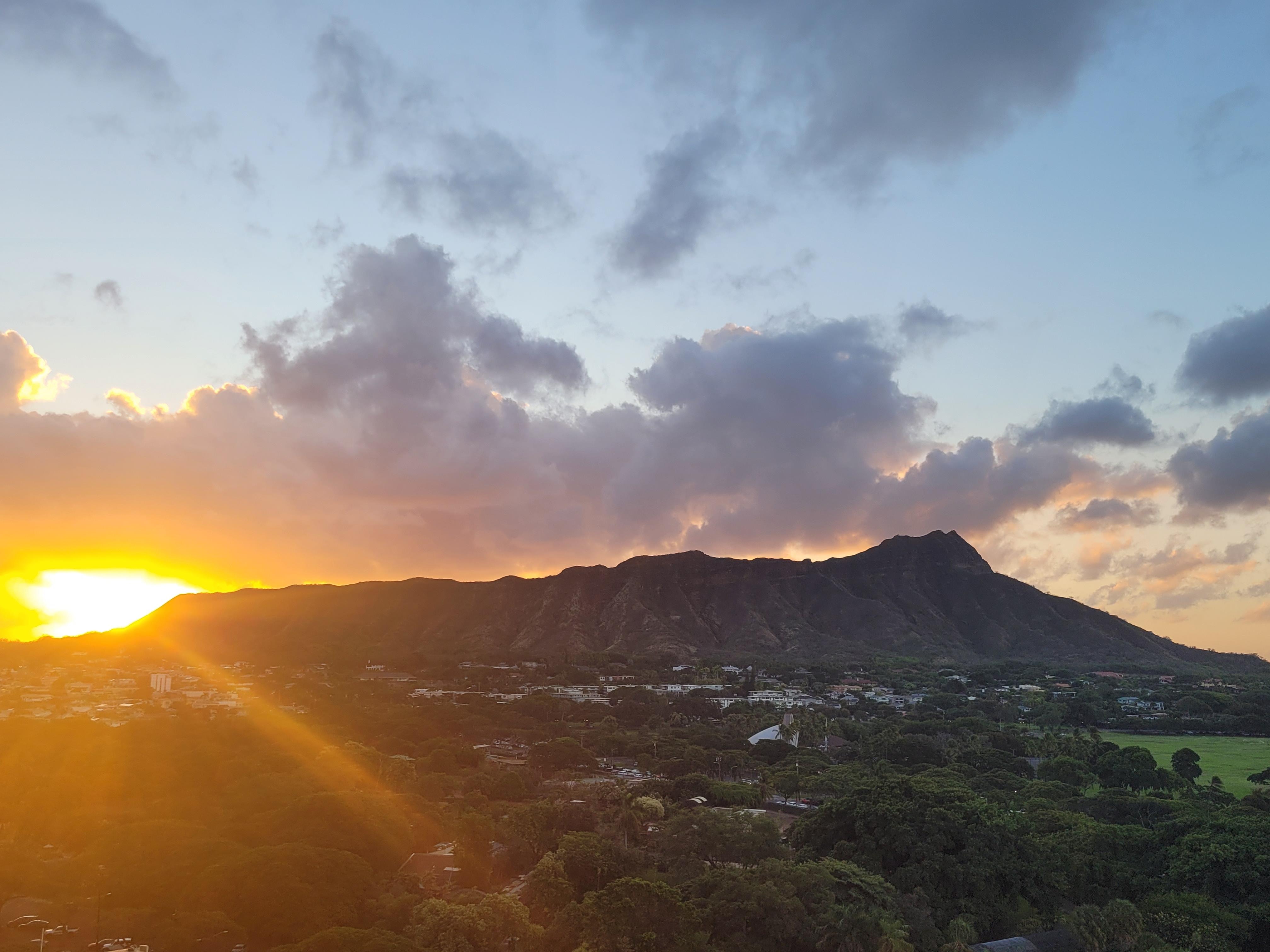 View on the sunrise balcony 