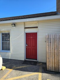 Our little red door.