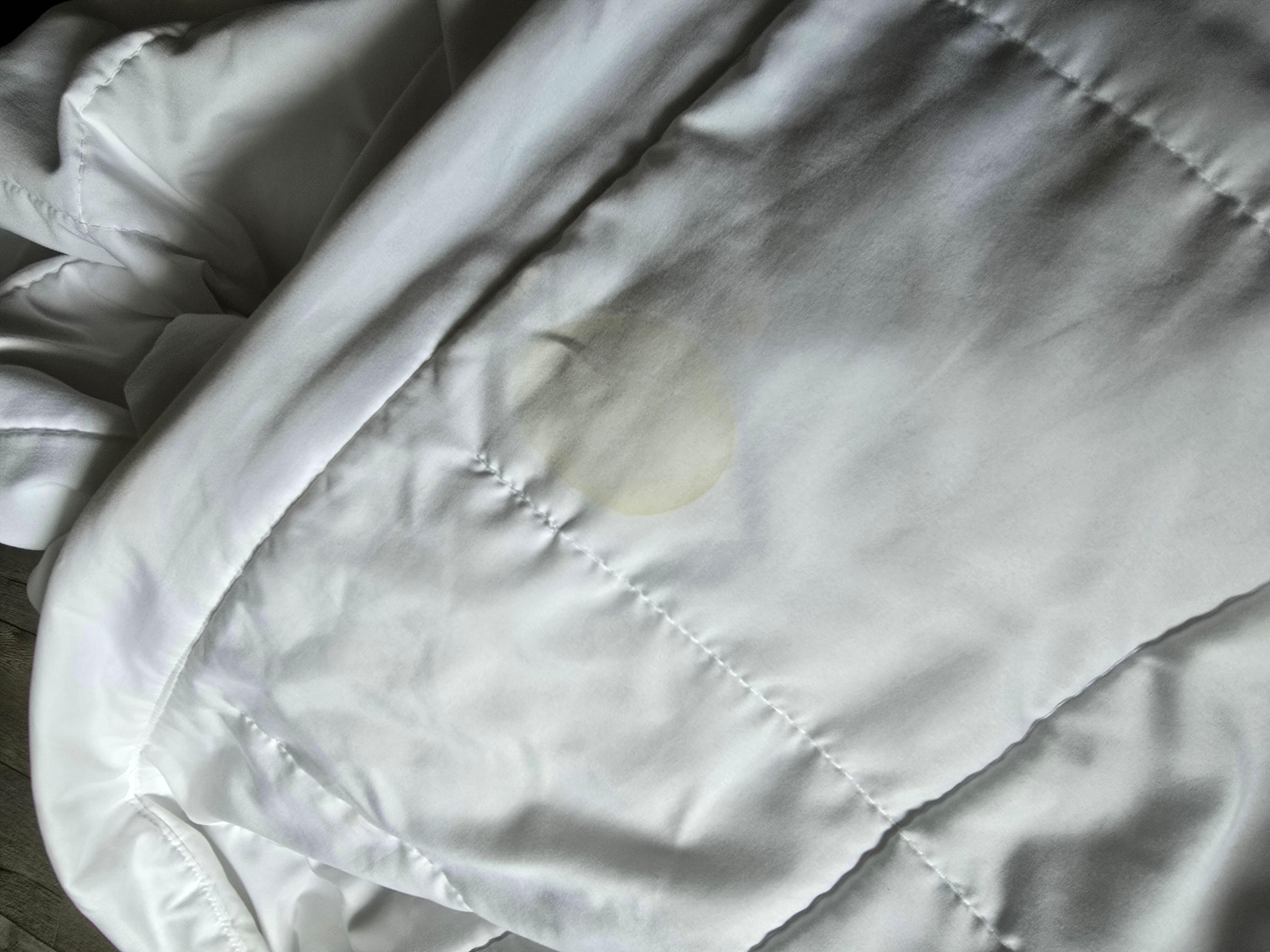 Stain on comforter